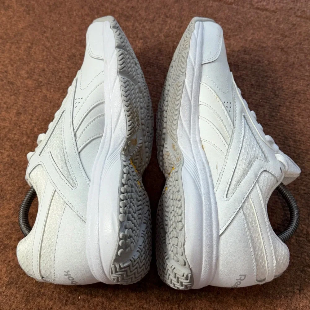 A+ Reebok Work N Cushion 4.0 White Slip Resistant Walking Shoes FU7354 Mens 8.5